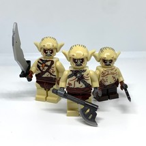 The Lord of the Rings Goblin Scribe and Goblin Soldiers 3pcs Minifigures... - $9.79