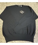 FORTE Cashmere V-Neck Sweater - Black - Men&#39;s XL - MSRP $230 - $107.78 CAD