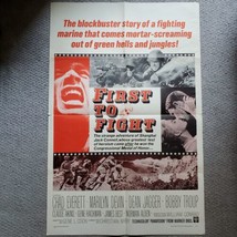 First to Fight 1967 Original Vintage Movie Poster One Sheet NSS 67/58 - $24.74