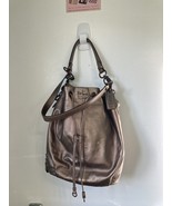 Coach Madison Marielle Drawstring Purse, Black Pebbled Leather  17016 - $102.90 CAD