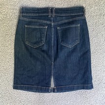 Old Navy Perfect Pencil Jean Skirt Womens 4 Long Kick Pleat Stretch Deni... - £9.87 GBP