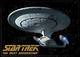 Star Trek: The Next Generation NCC-1701-D Enterprise In Space Magnet, NEW UNUSED - £3.18 GBP