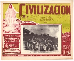 Thomas H. Ince&#39;s Civilization (1916) Wwi Pacifist Allegorical Silent Film LC5 - £74.72 GBP