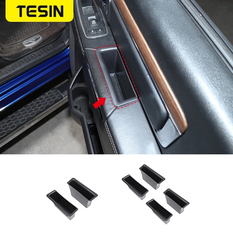 TESIN Stowing Tidying For Dodge Ram 1500 2010-2017 Car Door Armrest Storage Box - £22.18 GBP+