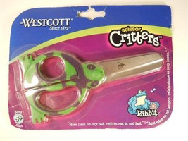 Westcott Scissor Critters Frog Ribbit Style Stainless steel 5.5&quot; Vintage... - $8.90
