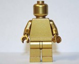 Minifigure Gold Metallic blank plain Custom Toy - $4.90