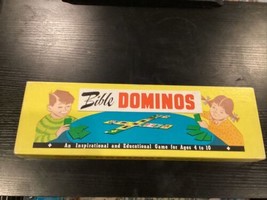 Vintage Bible Dominos Complete - Warner Press Jesus Holy Bible Game - £7.90 GBP