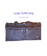  Large Blue Duffle Bag 24&quot;   Gym Bag - Travel Bag - Carry-On Bag - Lugga... - €27,89 EUR