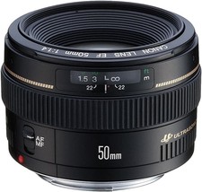 Fixed Canon Ef 50Mm F/1.04 Usm Standard And Medium Telephoto Lens For Canon Slr - £411.28 GBP