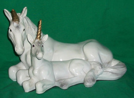 Big Magic Unicorn Mare Colt Large Fantasy Figure 1990 Chicago Universal Statuary - £47.64 GBP