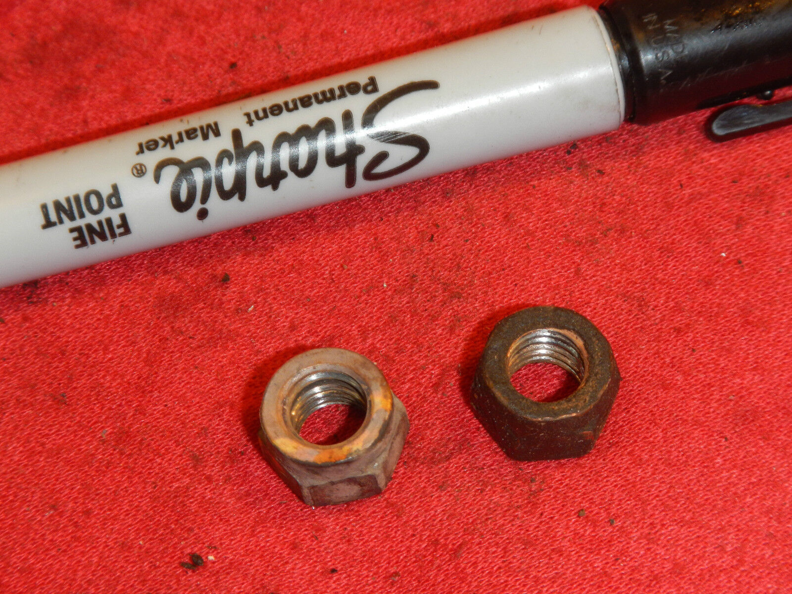EXHAUST PIPE HEADER MOUNT NUTS 1990 90 BMW K100LT K100 LT 1000 - $7.52