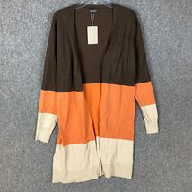 Cardydony Cardigan Women&#39;s 1X NWT Multicolor Viscose Blend Adults - $19.53 CAD