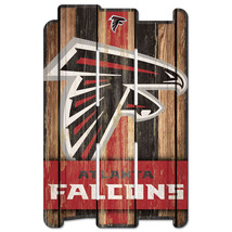 Atlanta Falcons Sign 11x17 Wood Fence Style - $61.99