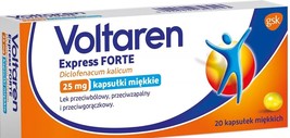 Express Forte 25 mg 20 soft capsules Arthritis Pain Relief anti-inflammatory  - £21.95 GBP