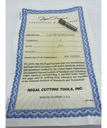Regal Cutting Tools 1/4-20 UNC Go PD 0.2175 Thread Plug Gage  - $45.15