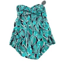 Ingrid &amp; Isabel Floral Print Tropical Bandeau Tankini Top Women&#39;s Maternity MED - £15.37 GBP