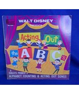 Walt Disney Acting Out The ABC&#39;s - LP Vinyl 1223 Record - £7.52 GBP