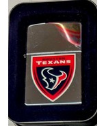 Rare Retired Houston Texans Shield Polished Chrome Zippo Lighter - €20,39 EUR