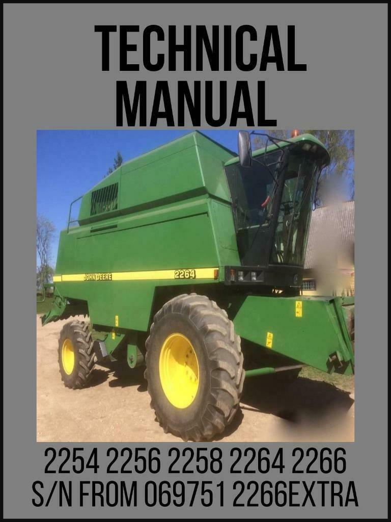 John Deere 2254 2256 2258 2264 2266 S/N From 069751 2266EXTRA Manual TM4... - $18.00