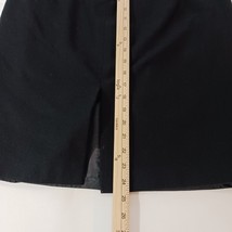Kasper Women's Black Rear Zip & Slit Wool Blend Pull-On Skirt Size 12 Waist 31" image 11