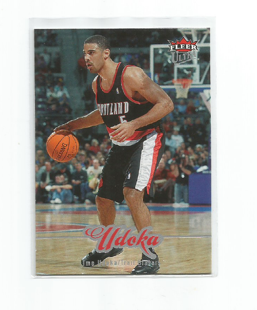 Primary image for IME UDOKA (Portland Trail Blazers) 2007-08 FLEER ULTRA BASKETBALL CARD #158