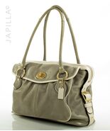 EXTRA LARGE TAUPE COACH ADDISON SPECTATOR BUSINESS SATCHEL! - $286.11