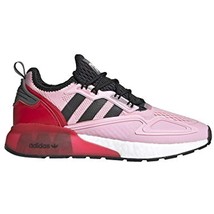 adidas Men&#39;s Ninja ZX 2K Boost Shoes FZ0454 Pink/Core Black/Scarlet Size 6M - £69.84 GBP