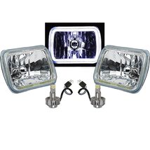 Octane Lighting 7X6 Plasma White COB Halo Glass/Metal Headlight 24w LED ... - £135.63 GBP