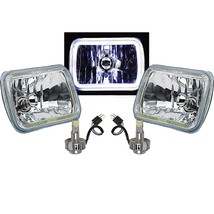 Octane Lighting 7X6 Plasma White COB Halo Glass/Metal Headlight 24w LED ... - £136.85 GBP