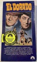 El Dorado (VHS 1989) John Wayne Robert Mitchum Color Western 1967 NEW SEALED - £6.17 GBP