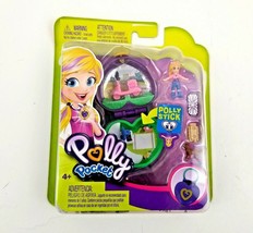 Polly Pocket Tiny Pocket Places Picnic Compact Polly Stick Dog &amp; Scooter NEW - £11.48 GBP