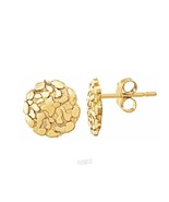 3/8&quot; 10K Gold Nugget Earrings No Size - $1,155.86 MXN