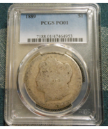 1889-P Morgan Silver Dollar — PCGS PO01 — Low BALL PO 01 POOR  $1 POP OF... - $6,270.30 MXN