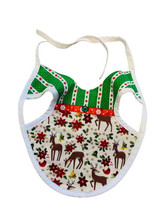 Vintage Handmade Holiday Baby Bib Christmas - £9.11 GBP