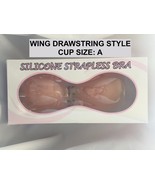 SILICONE STRAPLESS BRA CUP SIZE &#39; A &#39; STYLE WING DRAWSTRING - €4,36 EUR
