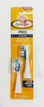 Spinbrush Pro Cl EAN (2 Pack) Soft Bristles Replacement Heads Nip. - $10.88