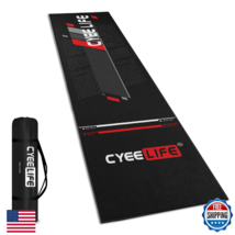CyeeLife Darts Mat 297x66cm Non-Slip Carpet Floor Protection Black - $72.26