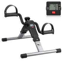 Folding Pedal Exerciser , Mini Exercise Bike Under Desk Bike Pedal Exerc... - £50.72 GBP