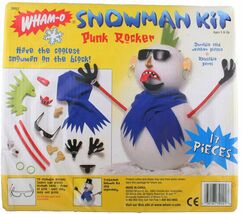 Holiday Christmas Winter Wham-O Build your own Punk Rocker Snowman Kit NEW - $176.14 MXN