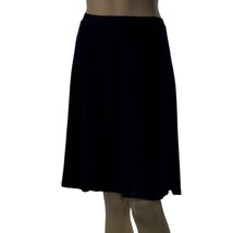 LIZ CLAIBORNE Women&#39;s Darkest Sky Blue A-Line Skirt Size L - $22.49
