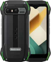 BLACKVIEW N6000 RUGGED 8gb 256gb Waterproof 4.3&quot; Fingerprint Android 13 4g Green - £235.36 GBP