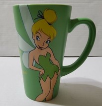 Tinker Bell Traits Green Tall Coffee Mug Tea Mug 16 oz Fairies Disney Store  - £18.40 GBP