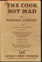 The Cook Not Mad or Rational Cookery, Canada&#39;s First Cookbook 1831, Book - £7.38 GBP
