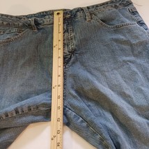 St. John's Bay High-Rise Bootcut-Leg Women's Size 16 Cotton Denim Blue Jeans image 9