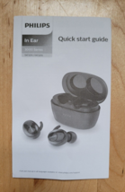 Philips Wireless Earphones Guide/Manual 3000 series TAT8505 - £7.40 GBP