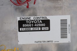Toyota RAV4 Rav-4 Rav 4 ECM ECU Engine Control Module 89661-42B80, 212000-2310 image 2