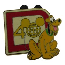 2011 Disney World Classic &quot;D&quot; 40th Anniversary Collection Pluto Pin - £9.34 GBP