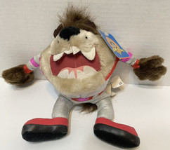 VTG 1998 Warner Bros Looney Tunes Tazmanian Devil Spaceman Plush 8&quot; with Tag - £14.77 GBP