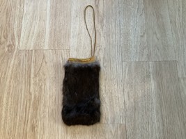 Handbag Natural Fur Black Small Bag Women’s - £14.94 GBP