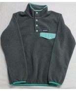 Patagonia Men&#39;s Synchilla Snap-T Fleece Pullover Gray/Teal Size XXS - £39.35 GBP